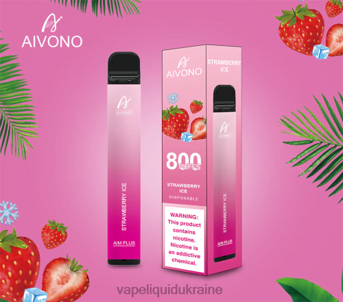Vape Shop Київ - Aivono AIM PLUS 800 HZDR0193 Strawberry Ice