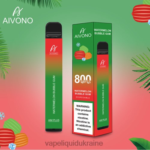 Vape Shop Київ - Aivono AIM PLUS 800 HZDR0198 Watermelon Bubble Gum