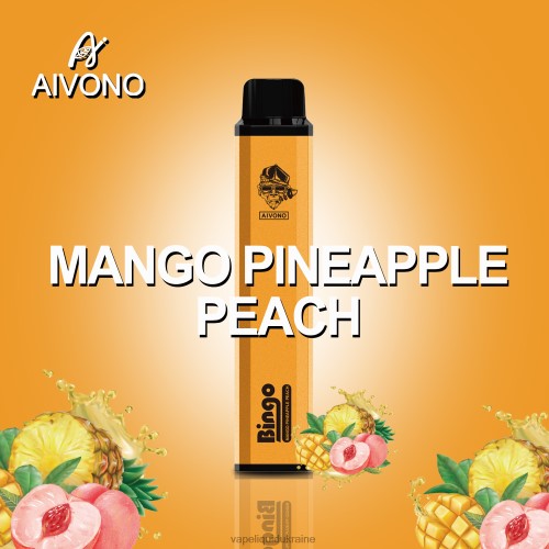 Vape Ukraine - Aivono AIM BINGO 4000 HZDR0136 Mango Pineapple Peach