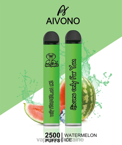 Vape Ukraine - Aivono AIM SNAKE 2500 HZDR0321 Watermelon Ice
