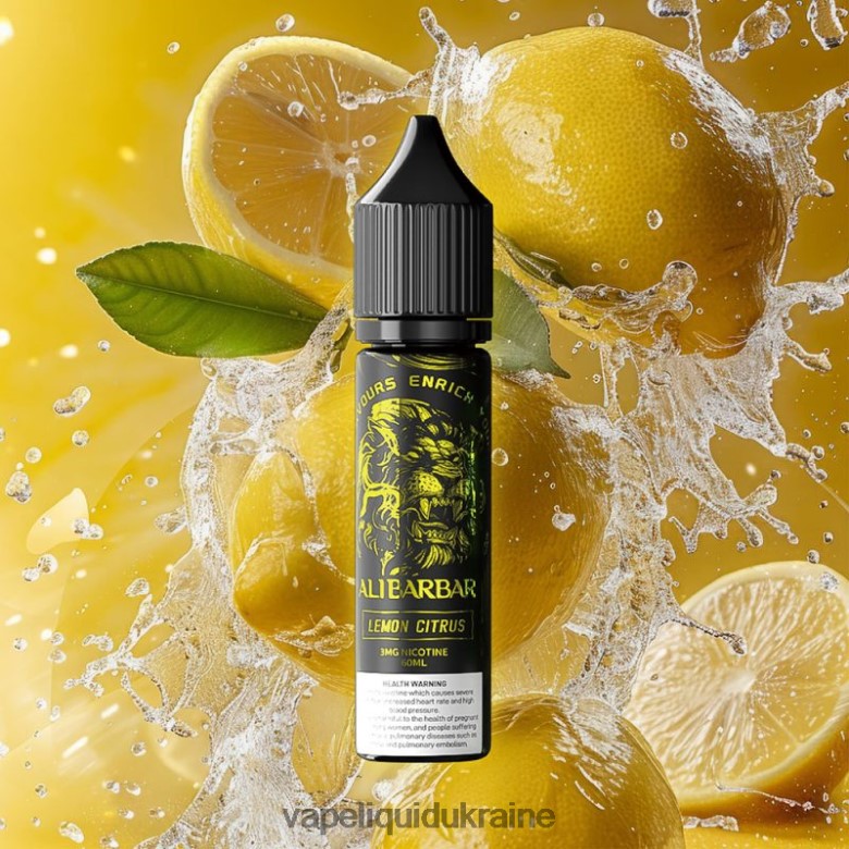 Pod System Vape - Alibarbar Hookah Onyx Dock Lemon citrus 8N6VF108