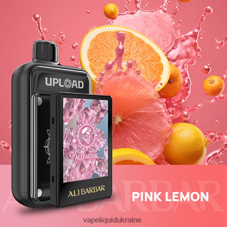Pod System Vape - Alibarbar Upload Pink lemon 8N6VF118