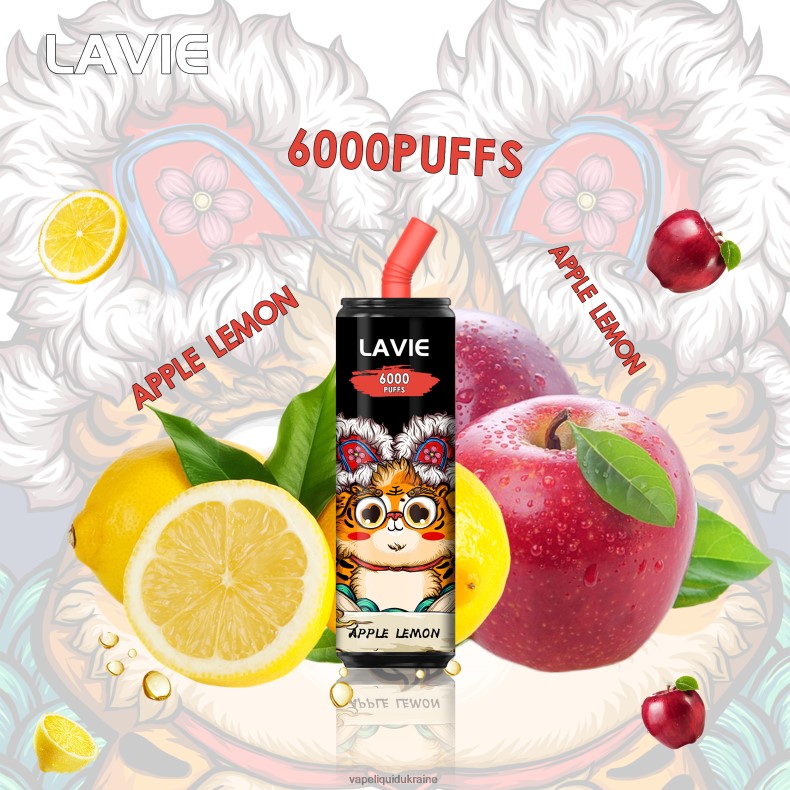 Pod System Vape - LAVIE Coke BAR 6000 Puffs Apple Lemon 004L4N275