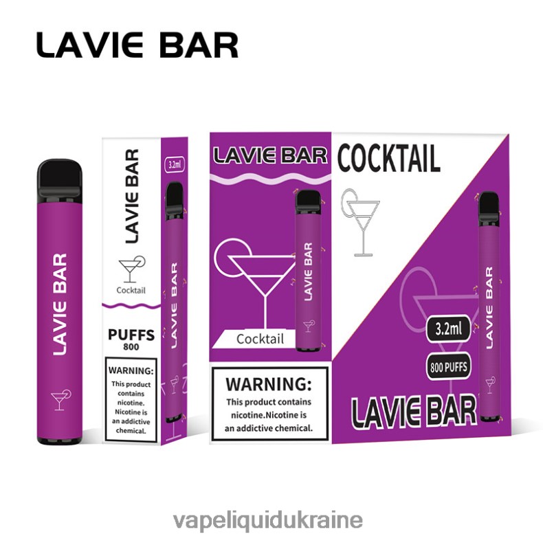 Vape Liquid Ukraine - LAVIE BAR 800 Puffs Cocktail 004L4N312