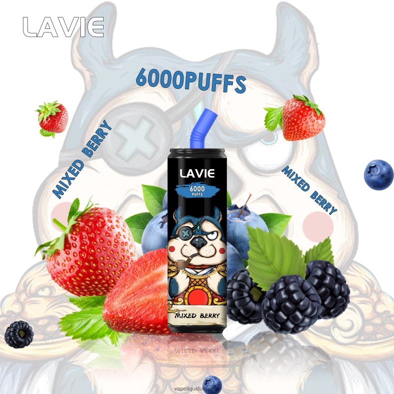 Vape Liquid Ukraine - LAVIE Coke BAR 6000 Puffs Mixed Berry 004L4N272