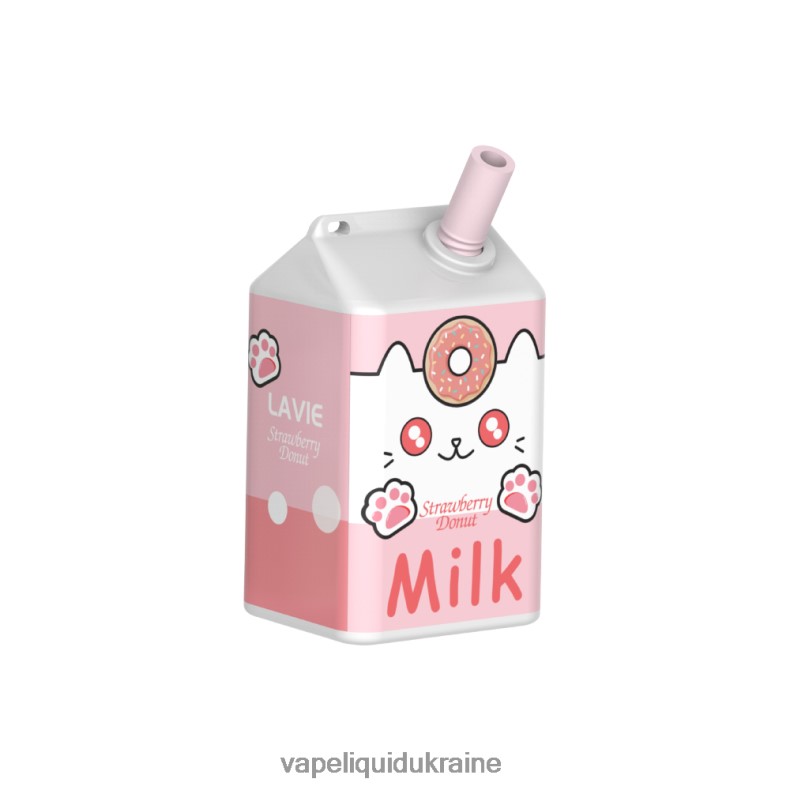 Vape Liquid Ukraine - LAVIE MILK 7000 Puffs Strawberry Donut 004L4N177