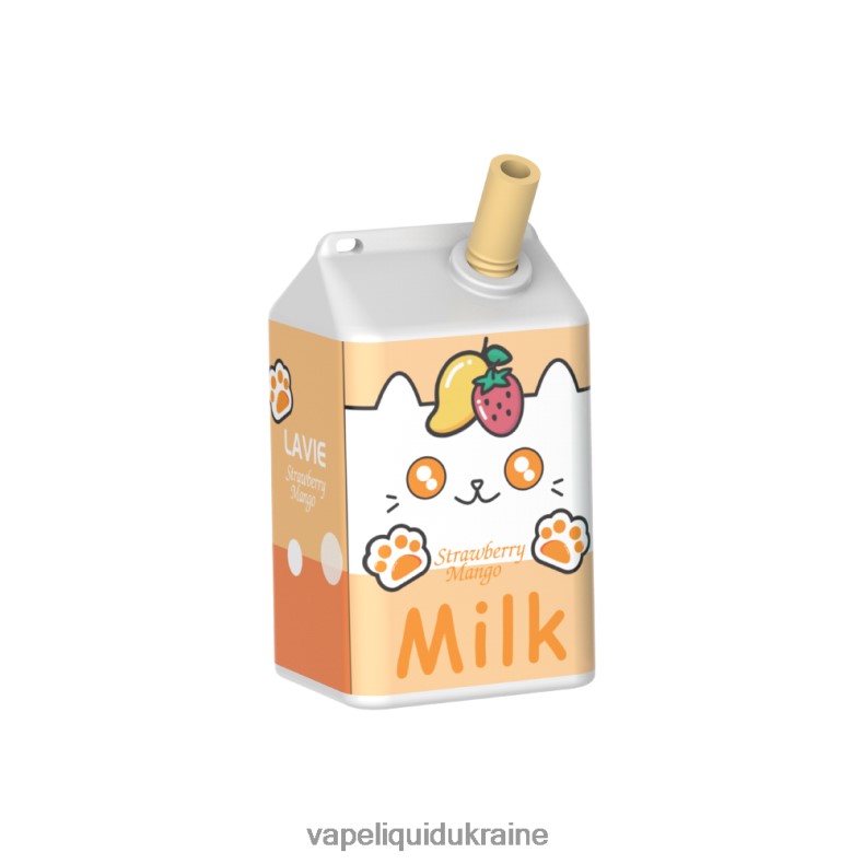 Vape Liquid Ukraine - LAVIE MILK 7000 Puffs Strawberry Mango 004L4N182