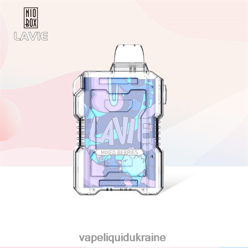 Vape Liquid Ukraine - LAVIE NIO BOX 9000 Puffs Mixed Berries 004L4N197