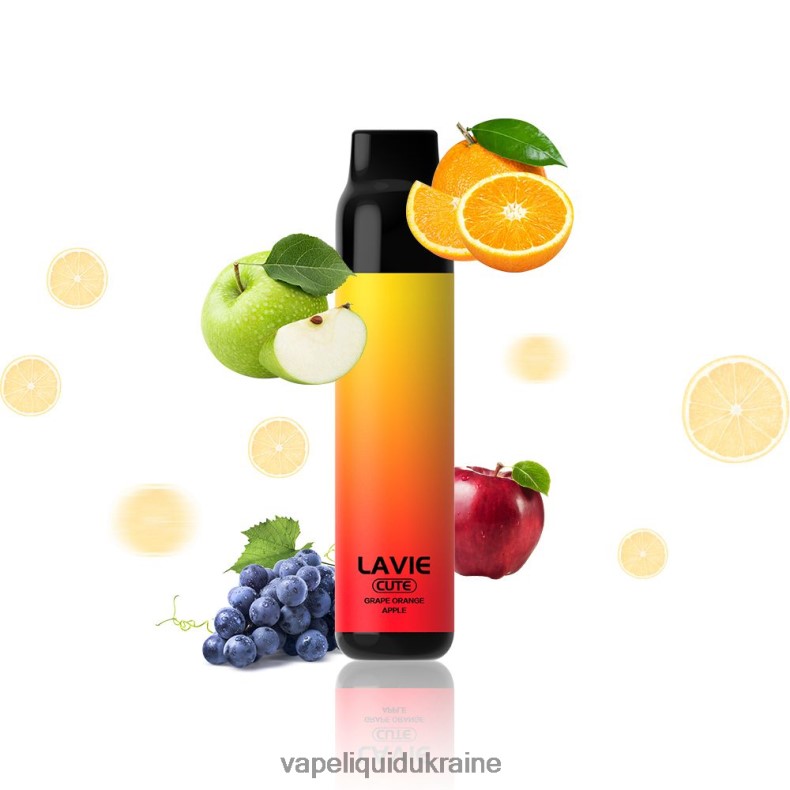 Vape Shop Київ - LAVIE BAR 3000 Puffs Grape Orange Apple 004L4N288
