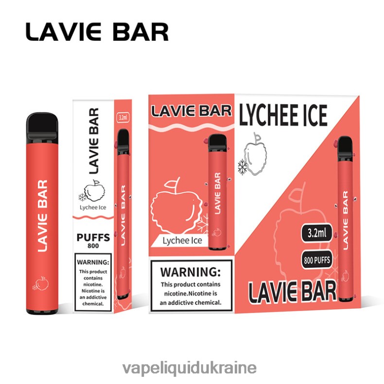 Vape Shop Київ - LAVIE BAR 800 Puffs Lychee Ice 004L4N313