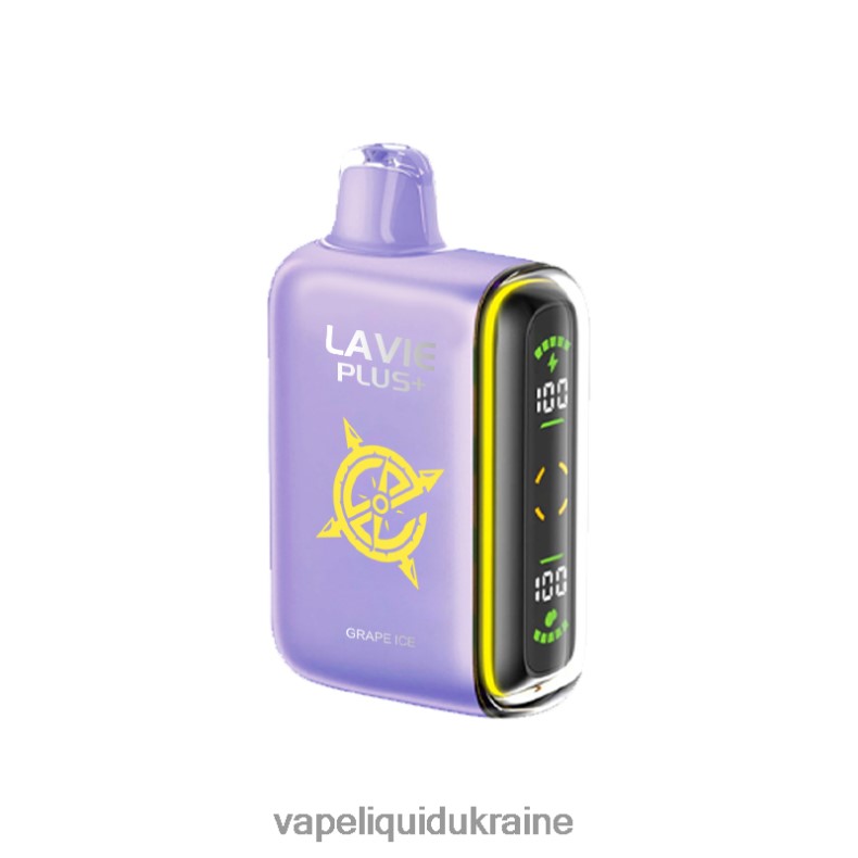 Vape Shop Київ - LAVIE PLUS 15000 Puffs Grape Ice 004L4N103