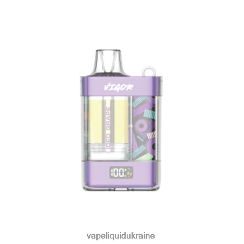 Vape Shop Київ - LAVIE VIGOR 15000 Puffs Iced Grape 004L4N8