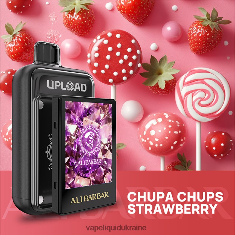 Vape Ukraine - Alibarbar Upload Chupa chups strawberry 8N6VF114