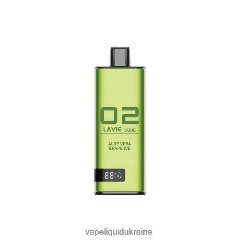 Vape Ukraine - LAVIE Cube 20000 Puffs Aloe Vera Grape Ice 004L4N36